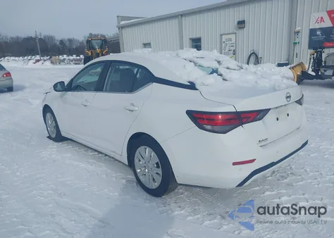 2022 Nissan Sentra S Xtronic Cvt из США, поврежденный, VIN 3N1AB8BV8NY278313